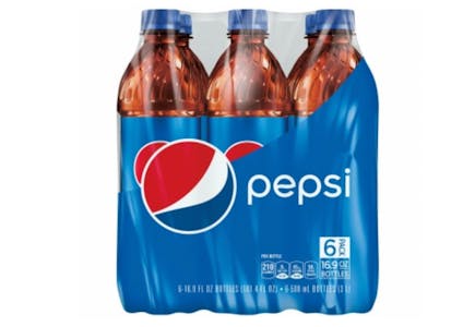 4 Pepsi, Coca-Cola, or 7UP Soda 6-Packs