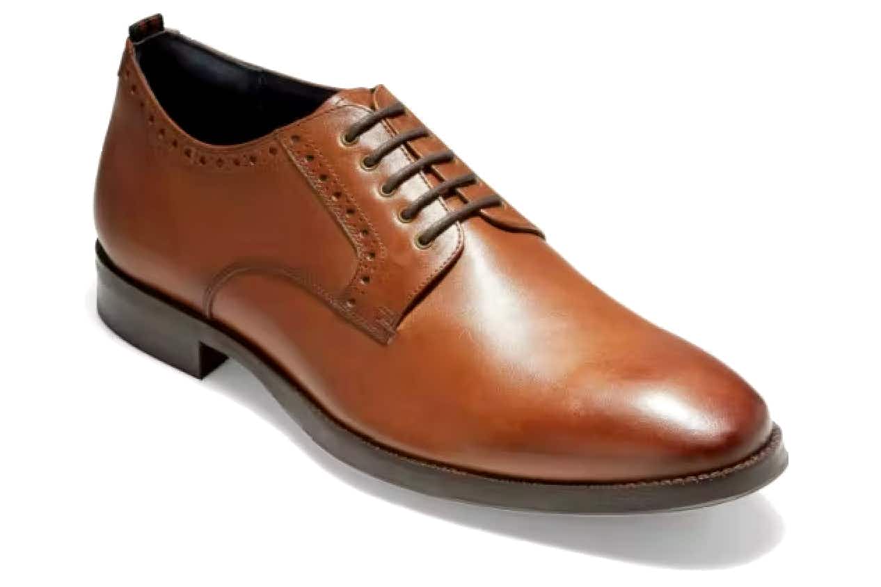brown cole haan derby shoe
