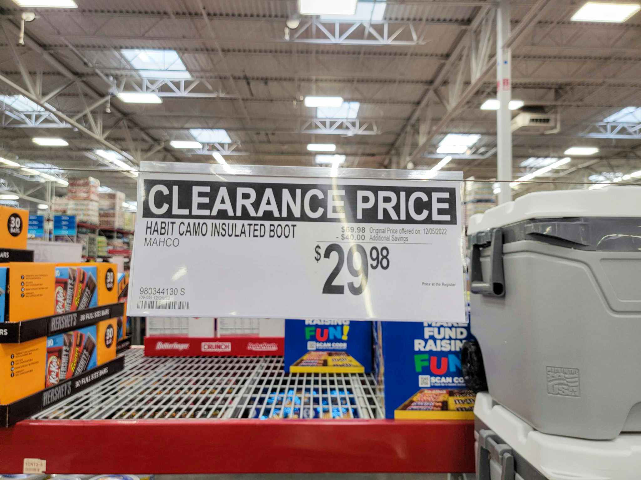 sign for boots