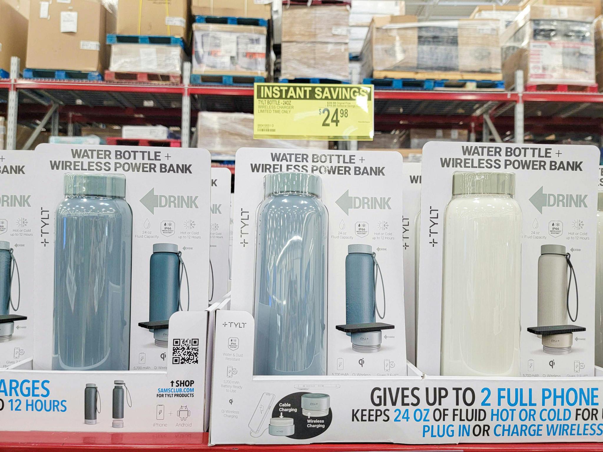 water bottles