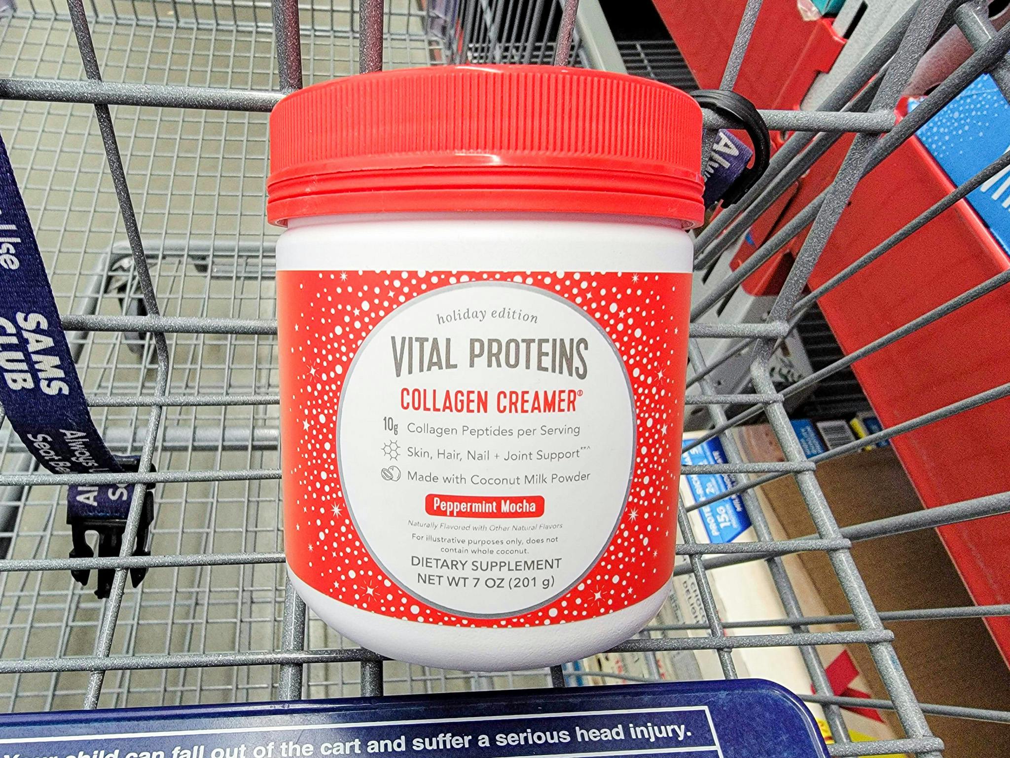 Vital Proteins Peppermint Mocha Collagen Creamer, 5.98 at Sam's Club The Krazy Coupon Lady