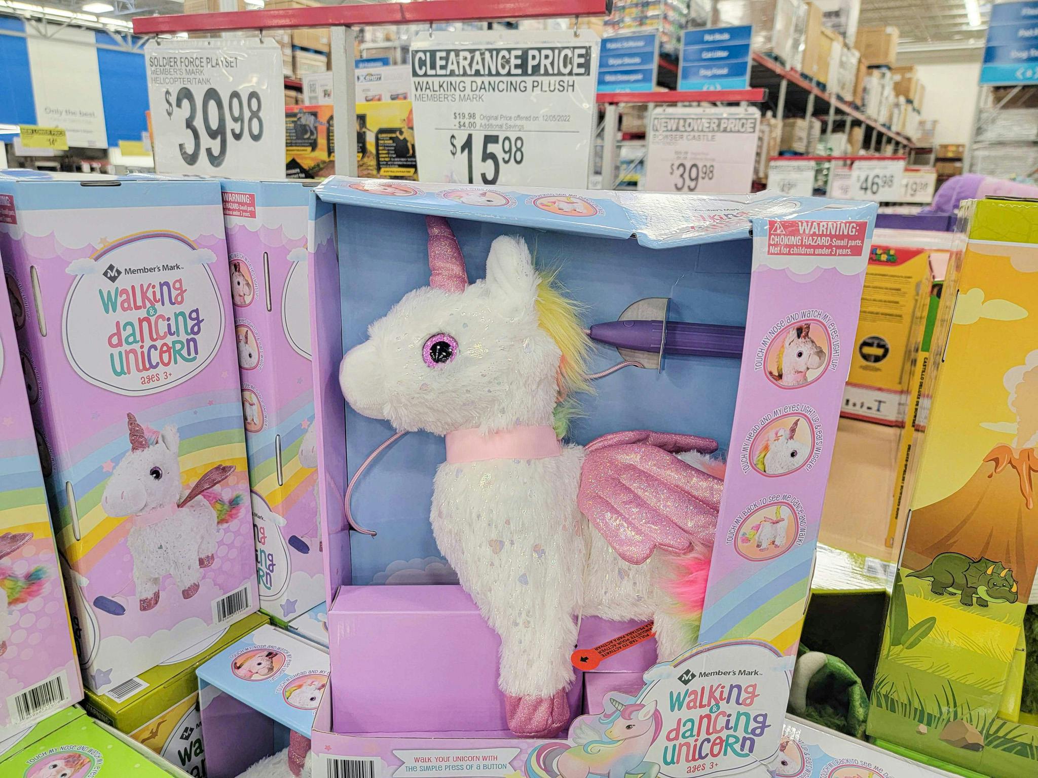walking dancing unicorn