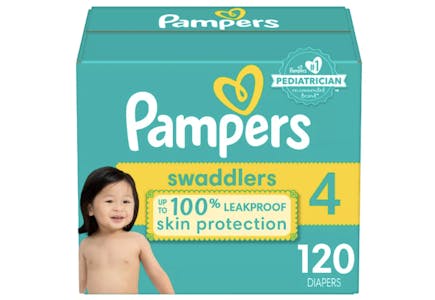 2 Pampers Diapers = $15 Gift Card