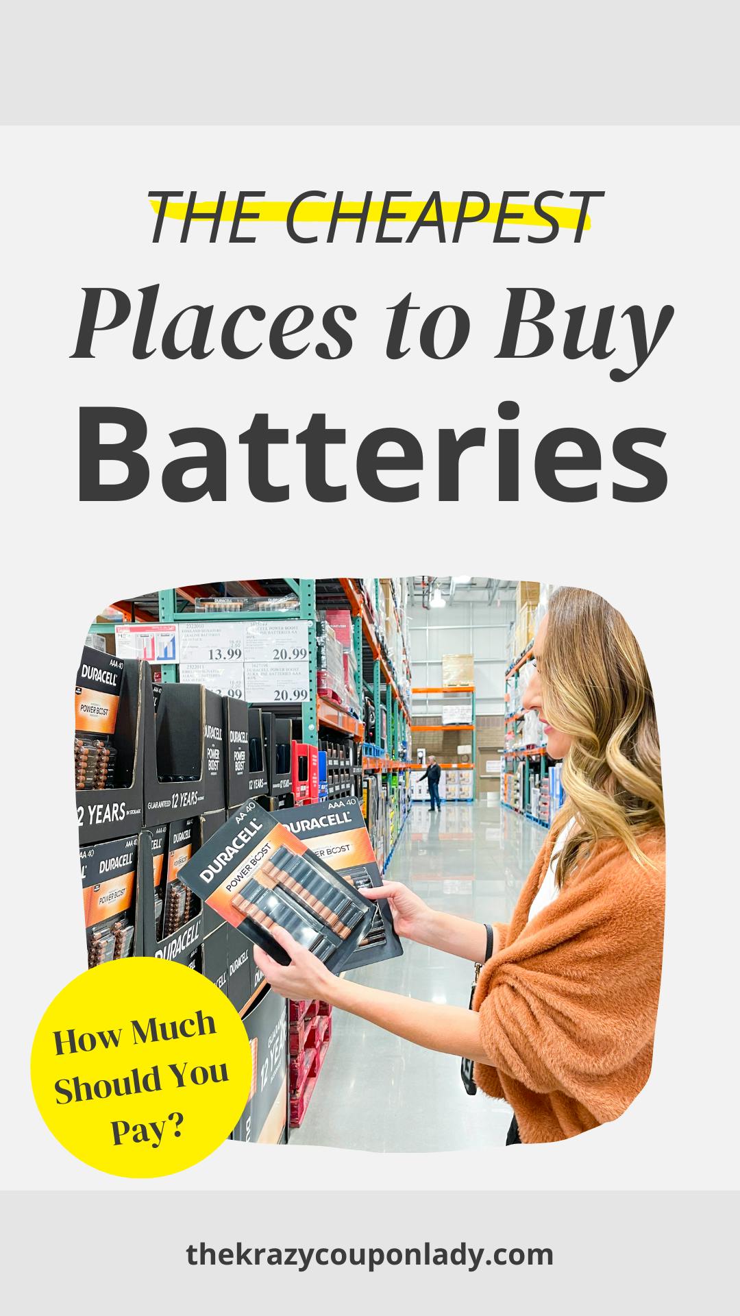 The Cheapest Places to Buy Batteries & How Much You Should Pay