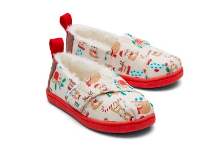 Toms Holiday Sloths Kids' Shoes