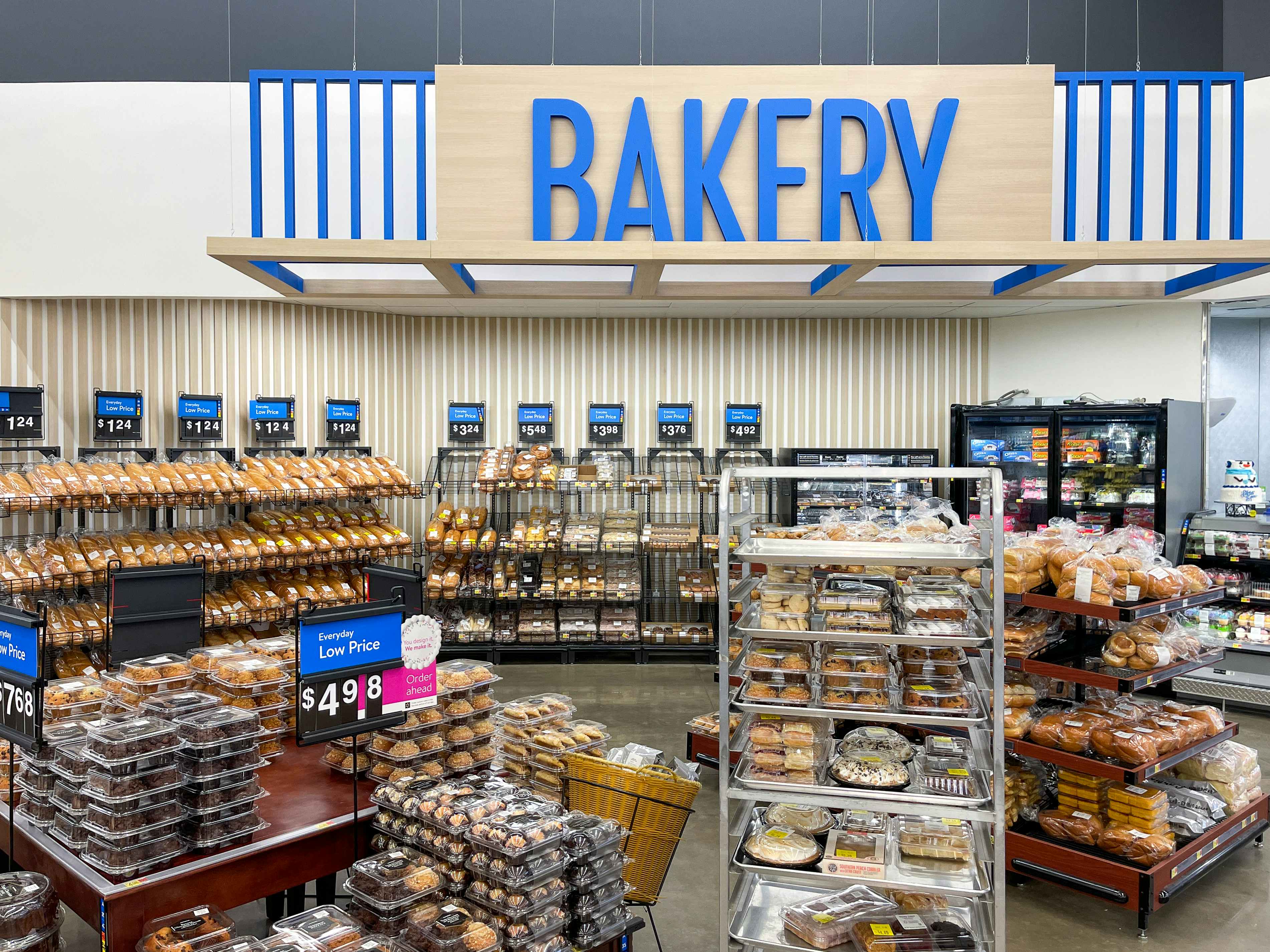 The Walmart bakery area