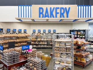 The Walmart bakery area