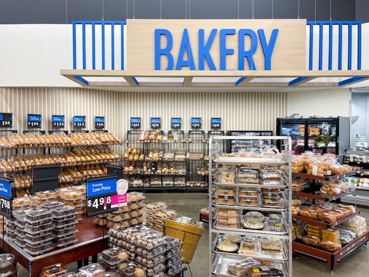 The Walmart bakery area