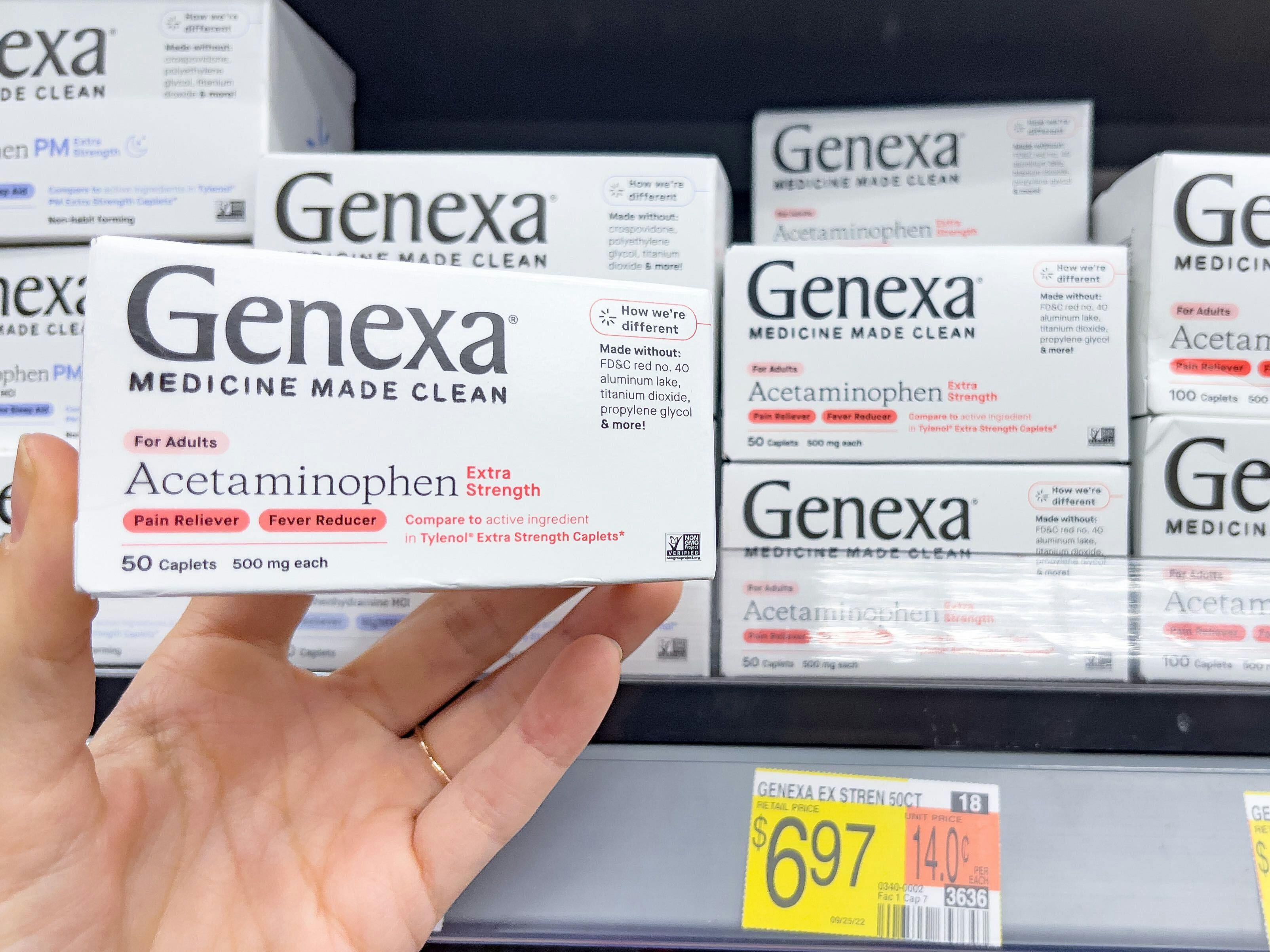 Save 5 on Genexa Acetaminophen at Walmart The Krazy Coupon Lady