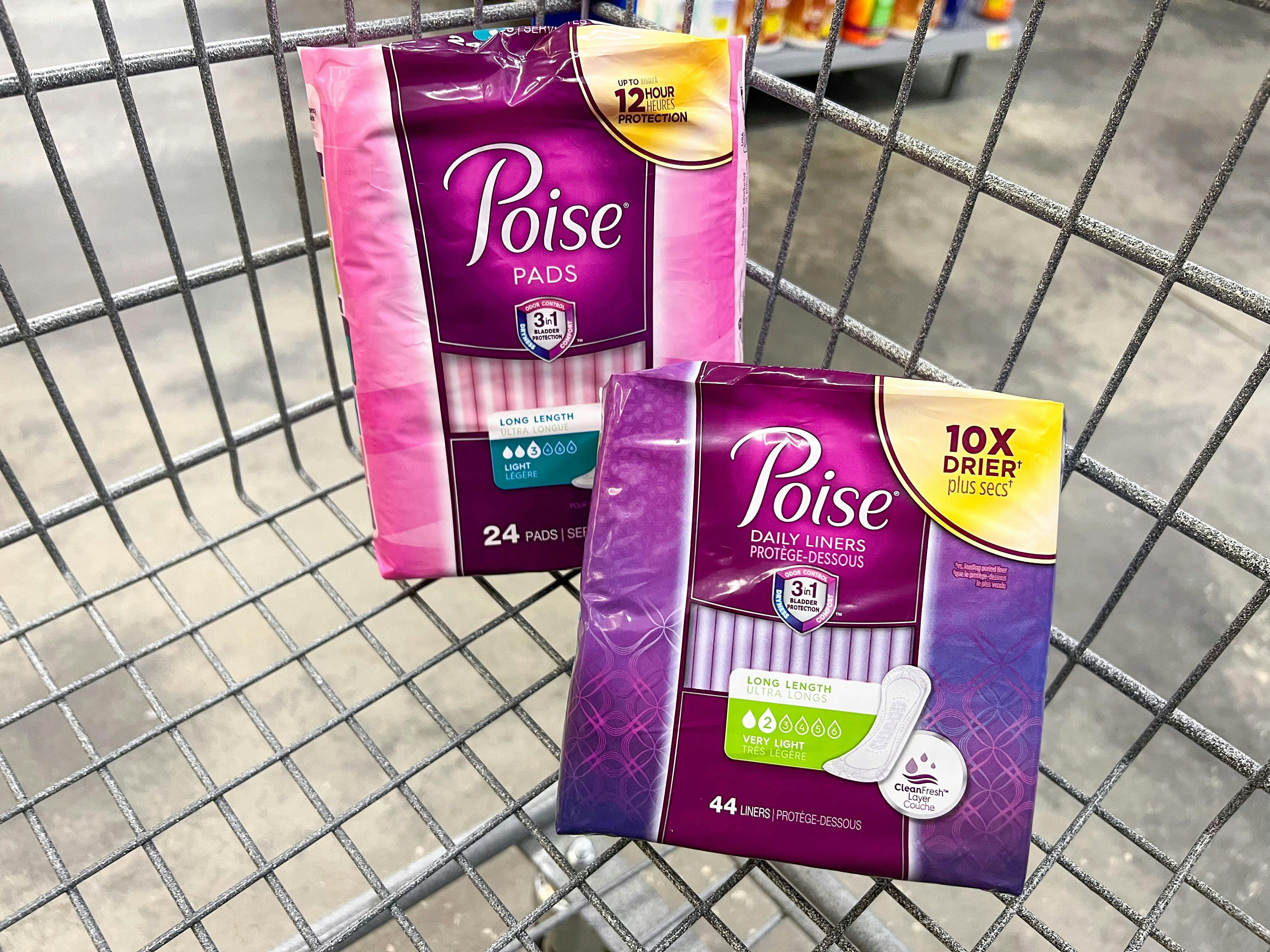 Poise Pads and liners