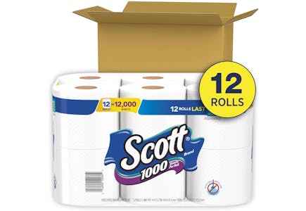 2 Packs of Scott Toilet Paper
