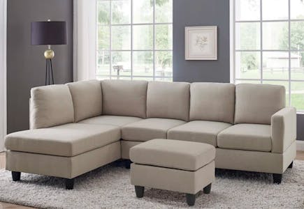 3-Piece Upholstered Sectional