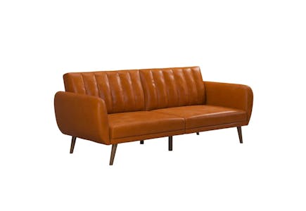 Brittany Faux Leather Sleeper Sofa