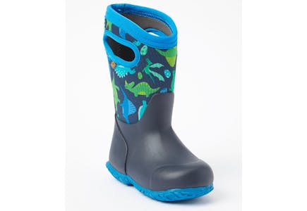 Blue Dinosaur Rain Boots