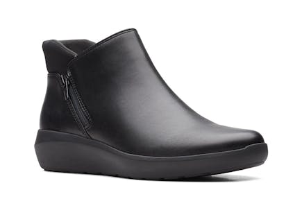 Clark Black Leather Boot