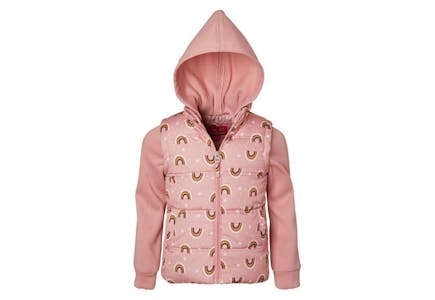 Kids' Layered Puffer Vest Jacket
