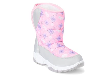 Kids' Pink Snow Boots