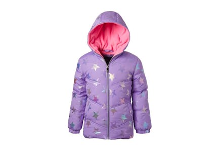 Limited Too Pink and Purple Stars Coat