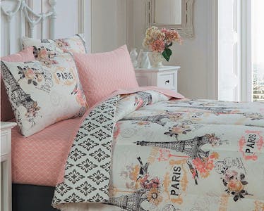 Paris-Themed 8-Piece Comforter Set