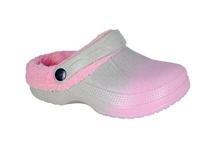 Pink Sherpa-Lined Clogs