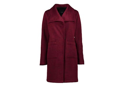 Steve Madden Merlot Fleect Jacket
