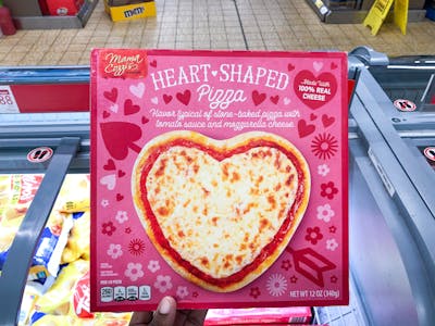 Heart-Shaped Pizzas