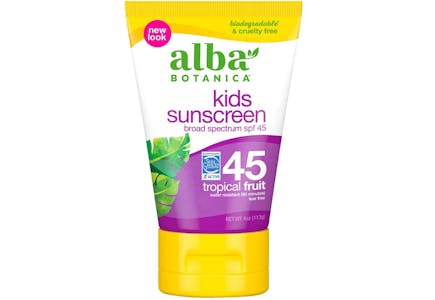  Alba Botanica Kids Sunscreen