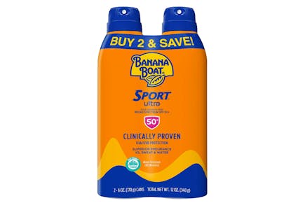 Banana Boat Sunscreen 2-Pack