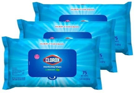 Clorox Bleach-Free Wipes 3-Pack