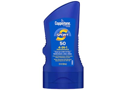 3 Coppertone Sport Sunscreen SPF 50
