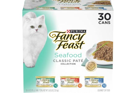 30 Cans Purina Fancy Feast Seafood Pate