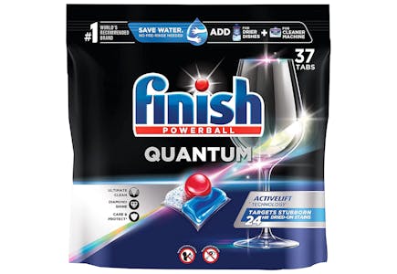 3 Finish Quantum Dishwashing Tabs