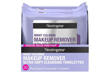Neutrogena Night Makeup Wipes 25 ct 2 pk