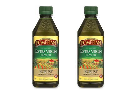 2 Pompeian Robust Extra Virgin Olive Oil