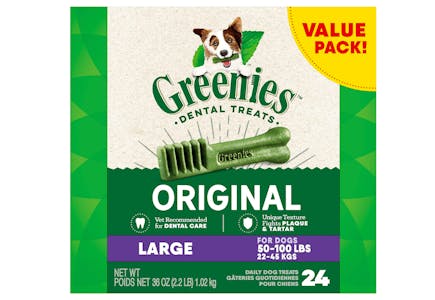 Greenies Large Dog Dental Chews