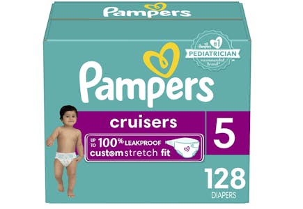 2 Pampers Diapers 128-Count