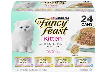 24 Cans Purina Fancy Feast for Kittens