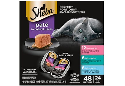 2 Sheba Pate Wet Cat Food Boxes