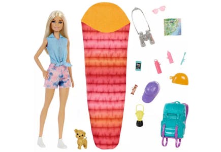 Barbie Doll & Camping Playset
