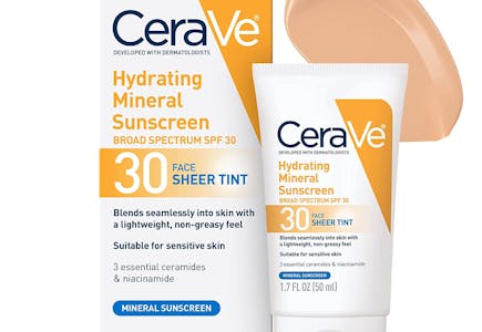 2 Cerave Tinted Sunscreen