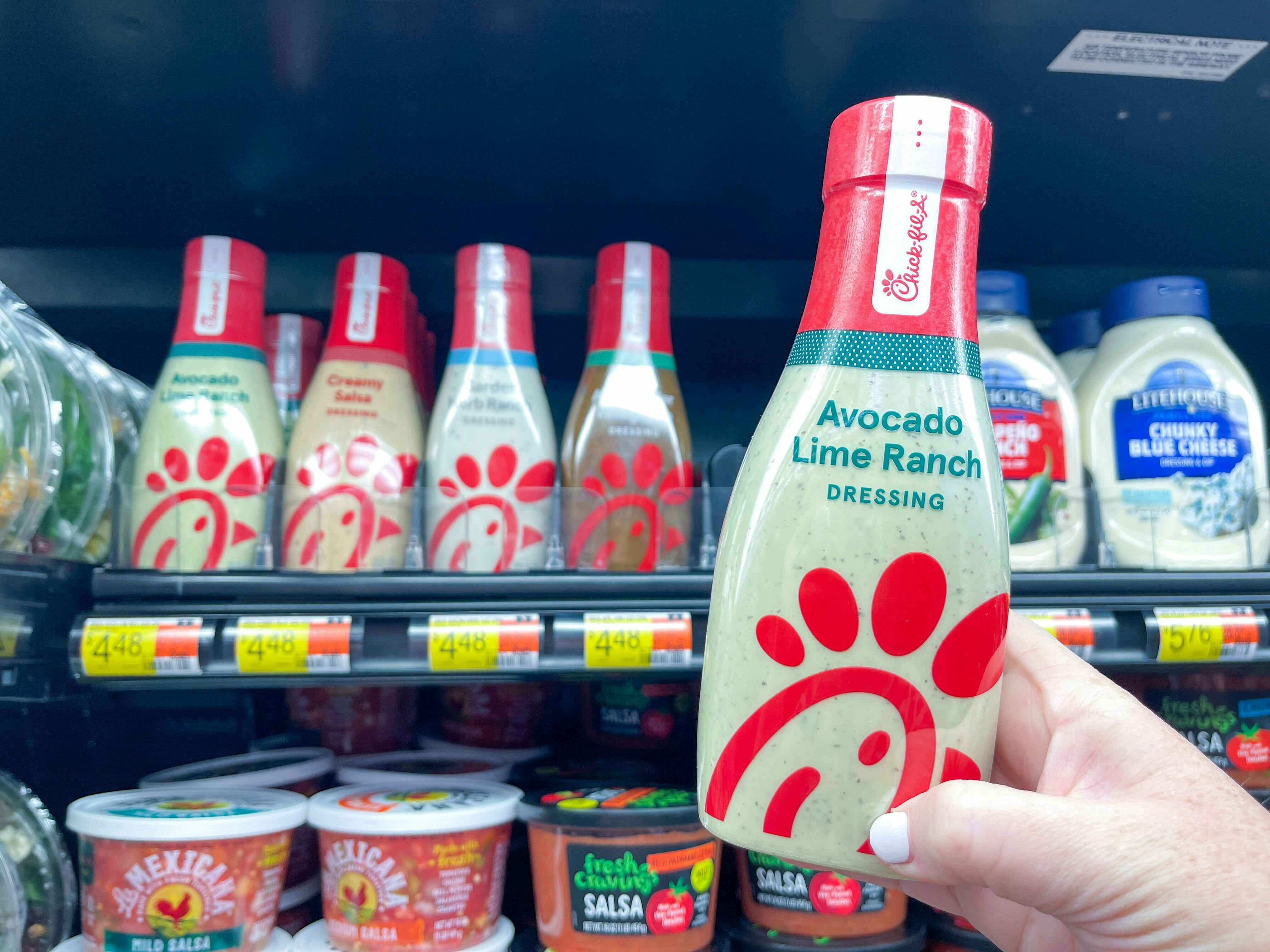 Chick-fil-A salad dressings, Bottles to purchase