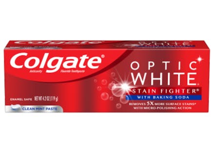 2 Colgate Optic White Toothpastes