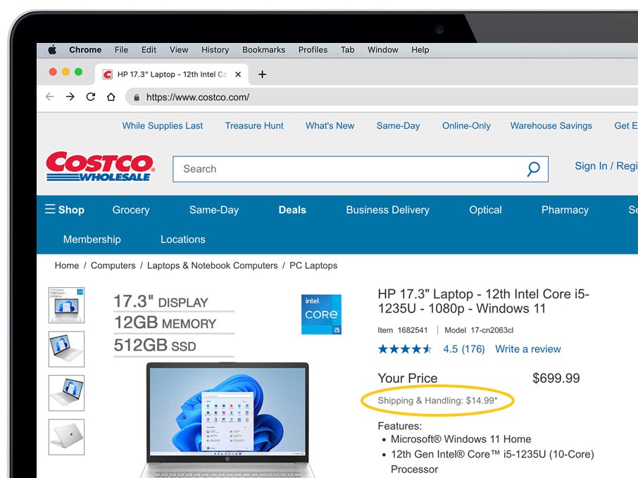 Costco Online Catalog