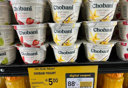 Individual Chobani Greek Yogurt