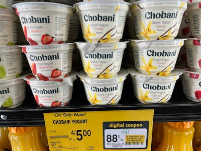 Individual Chobani Greek Yogurt