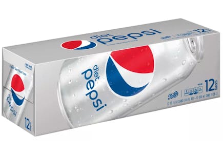 3 Diet Pepsi 12-Packs