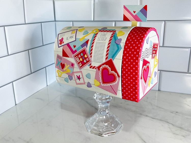 a diy valentine mailbox 