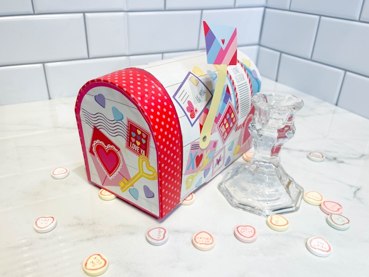 a diy valentine mailbox 