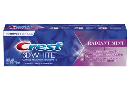 2 Crest Toothpastes & 1 Oral-B Toothbrush