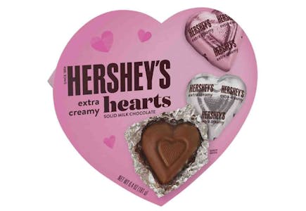 2 Hershey's Milk Chocolate Hearts
